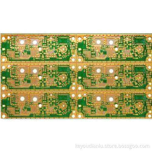 High-density Multi-layered PCBs with Immersion Gold Surface Treatment and Green Solder Mask